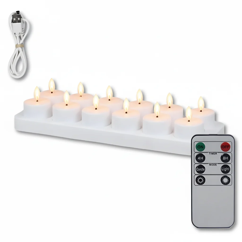 Flameless Candles LED Candles Battery Operated Timer - Image 6